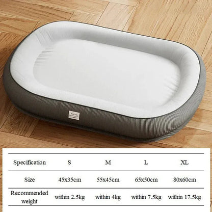 Dikke Orthopedisch Hondenbed met 3D Geheugenschuim - Comfortabel Hondenbedje voor Kleine en Middelgrote Honden