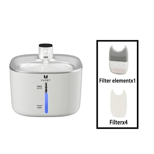 Draadloze waterfontein 4L met Bewegingssensor - Ultra Stil en Duurzaam voor Katten en Honden