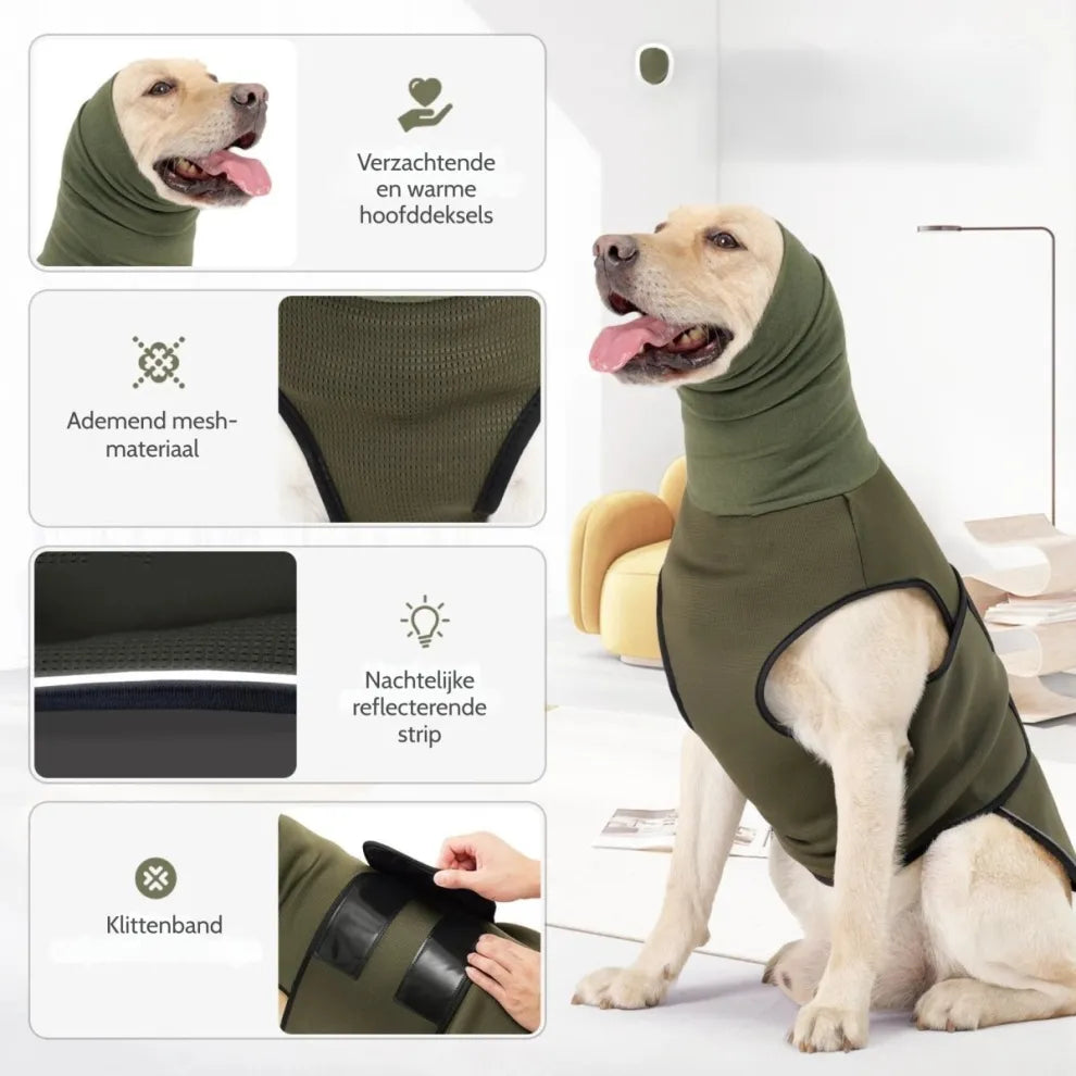 Honden anti-angst en stresvest voor honden – voor Stressvolle Situaties