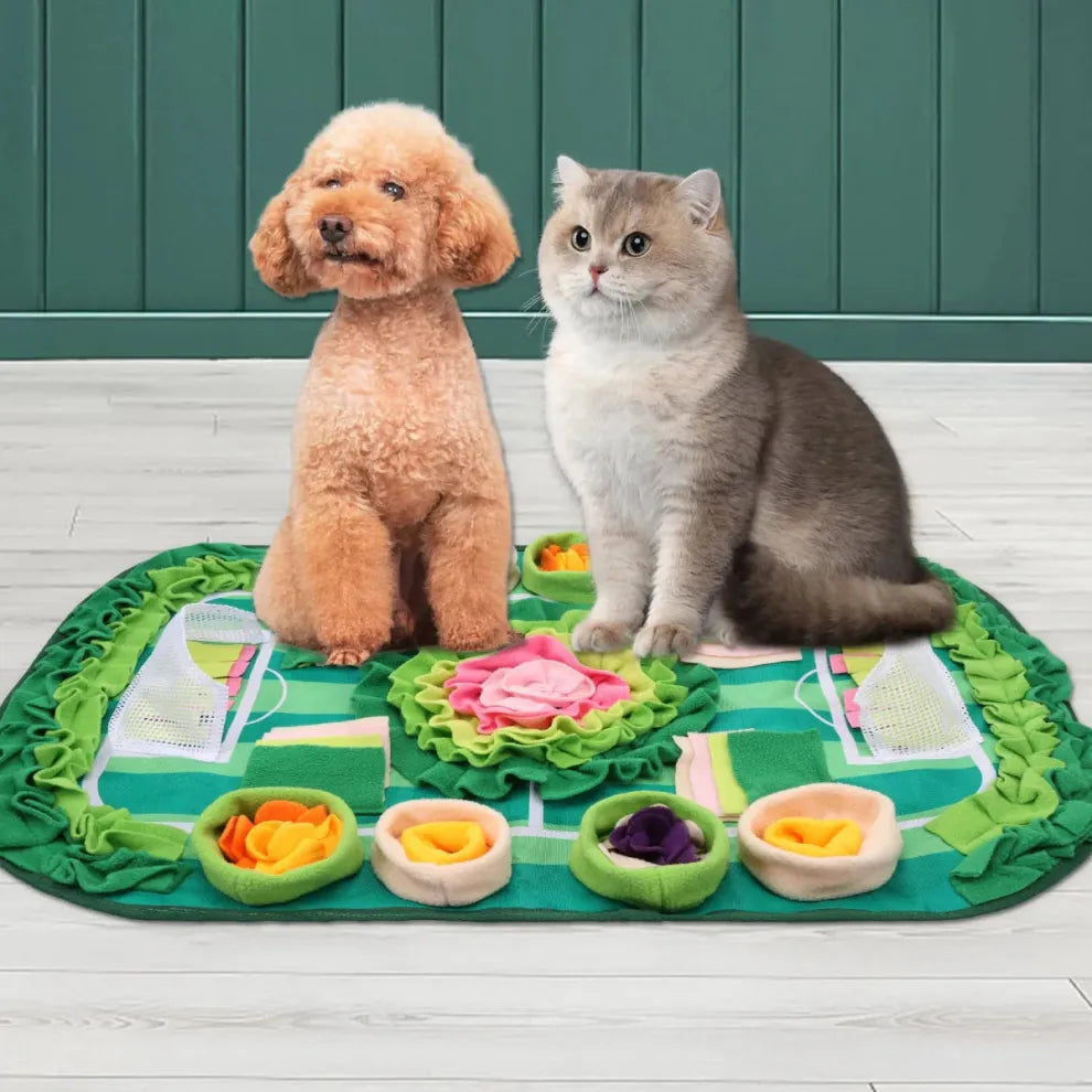 Interactieve Snuffelmat Hond en Kat - Duurzaam Voedings- en Training Pad 77 x 50 cm