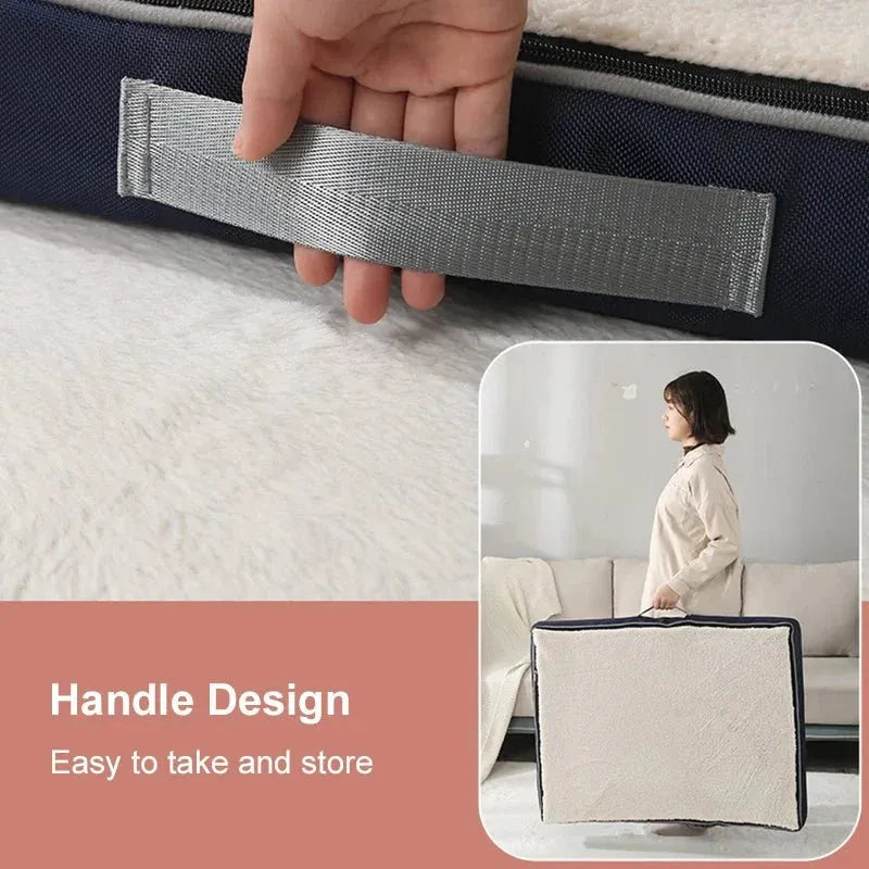 Orthopedisch Hondenbed van Elastisch Schuim - Wasbaar en Antislip voor Grote Honden en Middelgrote Honden