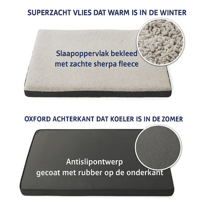 Orthopedisch Hondenbed van Traagschuim met Afneembare Hoes voor Grote en Kleine Honden