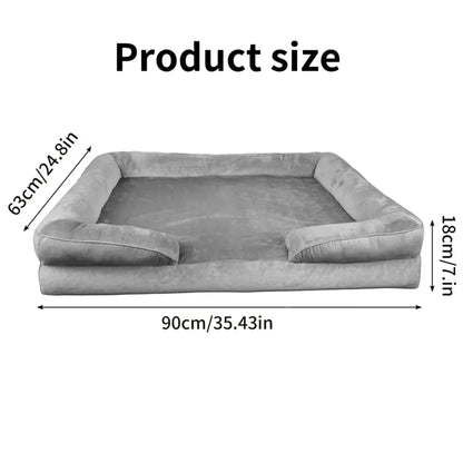 Orthopedisch Hondenbed voor Grote Honden - Zacht Pluche en Antislip Basis