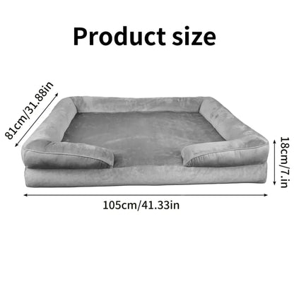 Orthopedisch Hondenbed voor Grote Honden - Zacht Pluche en Antislip Basis