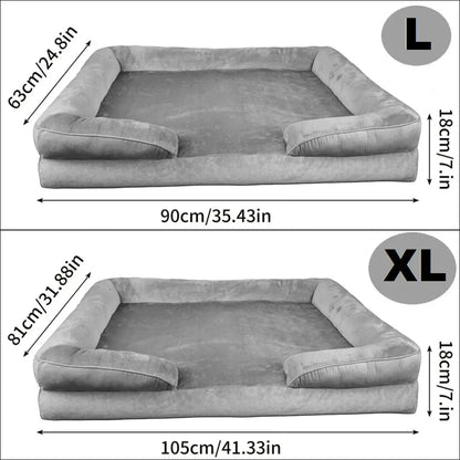 Orthopedisch Hondenbed voor Grote Honden - Zacht Pluche en Antislip Basis
