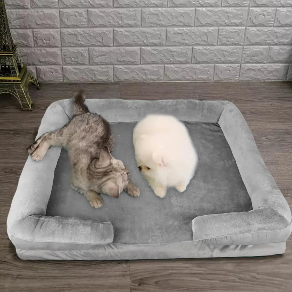 Orthopedisch Hondenbed voor Grote Honden - Zacht Pluche en Antislip Basis