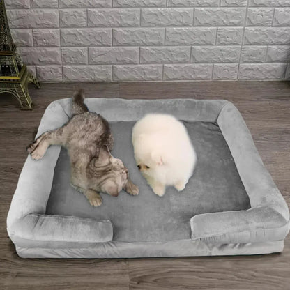 Orthopedisch Hondenbed voor Grote Honden - Zacht Pluche en Antislip Basis