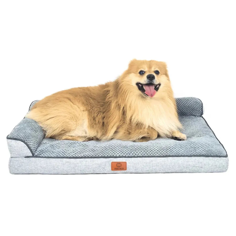 Orthopedisch Hondenbed voor Middelgrote Honden – Geheugenfoam, Waterdicht & Machinewasbaar