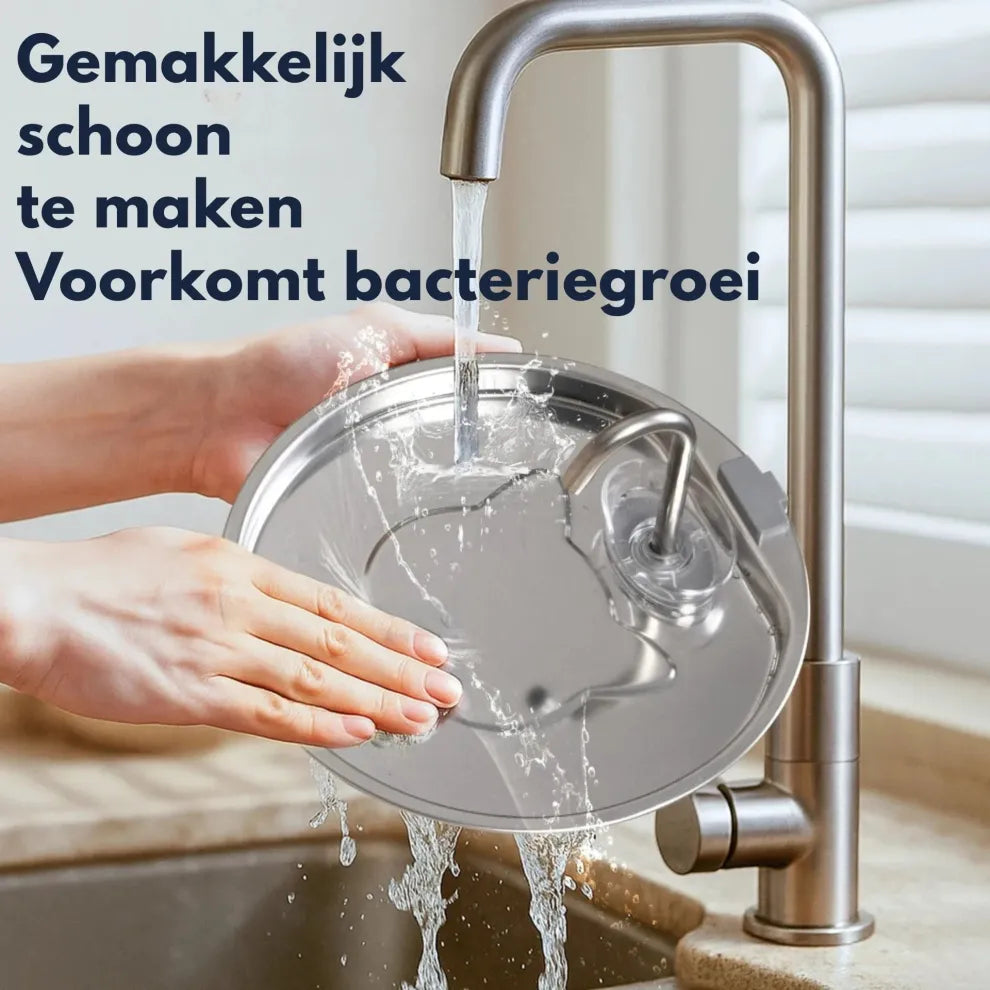RVS Kattenfontein 3.2L met Ingebouwd Filtersysteem en Ultra Stille Waterpomp voor Huisdieren
