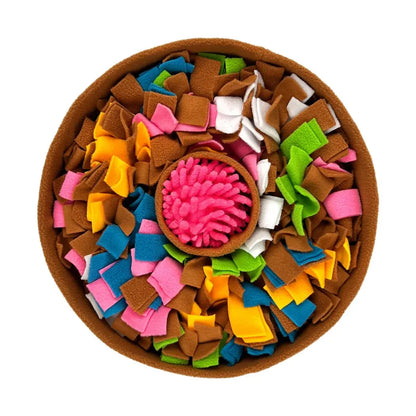 Snuffelmat Hond - Wasbare Geurtraining Speelmat voor Langzame Voeding, 60x40 cm