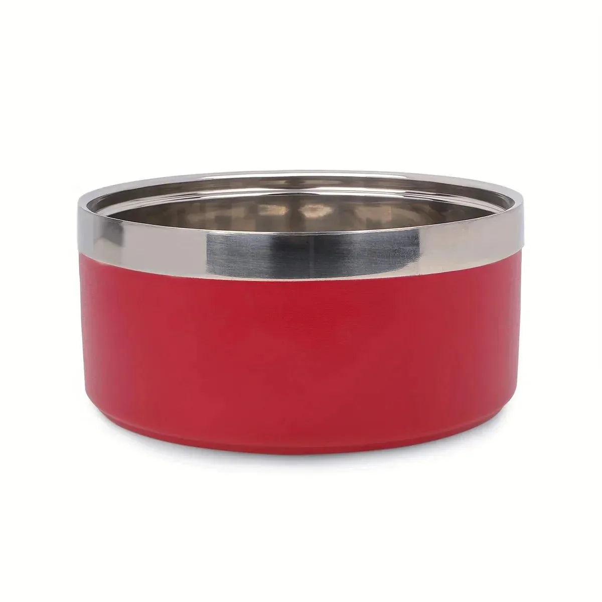 Stijlvolle Hondenkom Van Roestvrij Staal Met Antislipmat - Grote Capaciteit Voor Katten En Honden