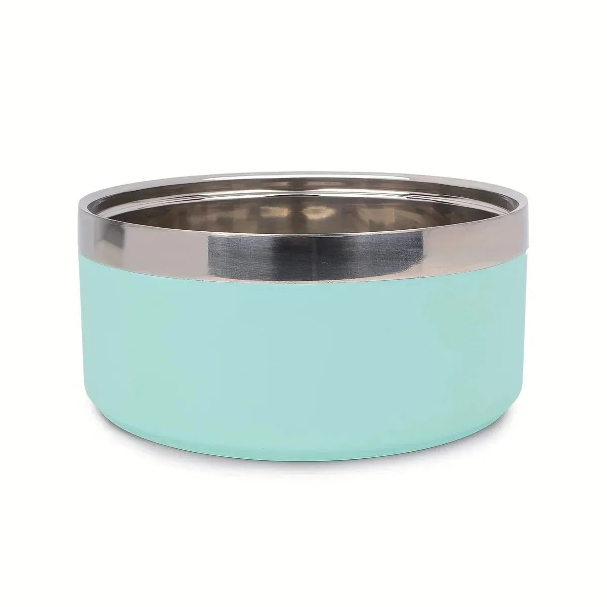 Stijlvolle Hondenkom Van Roestvrij Staal Met Antislipmat - Grote Capaciteit Voor Katten En Honden