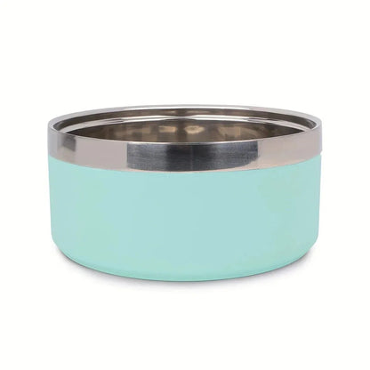 Stijlvolle Hondenkom Van Roestvrij Staal Met Antislipmat - Grote Capaciteit Voor Katten En Honden