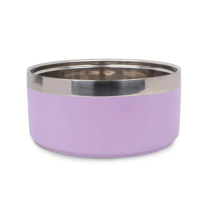 Stijlvolle Hondenkom Van Roestvrij Staal Met Antislipmat - Grote Capaciteit Voor Katten En Honden