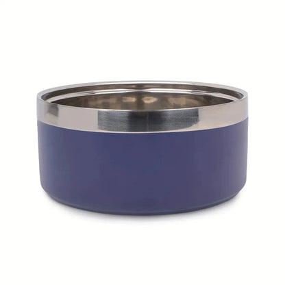 Stijlvolle Hondenkom Van Roestvrij Staal Met Antislipmat - Grote Capaciteit Voor Katten En Honden