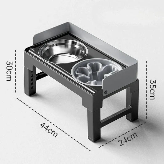 Verstelbare Hondenvoerbak met Standaard en Anti-Slip Ontwerp - Ideaal voor Middelgrote en Grote Honden