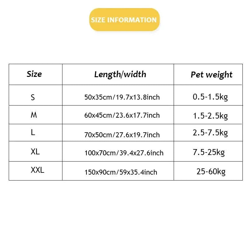 Wasbare Hondenurine Mat, Vierlaagse Waterdichte Training Pad met Anti-Slip Onderkant - Diverse Maten