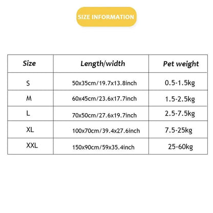 Wasbare Hondenurine Mat, Vierlaagse Waterdichte Training Pad met Anti-Slip Onderkant - Diverse Maten